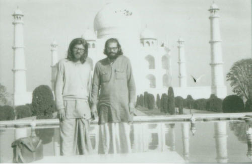 Allen and Peter at Taj Mahal, December 1962